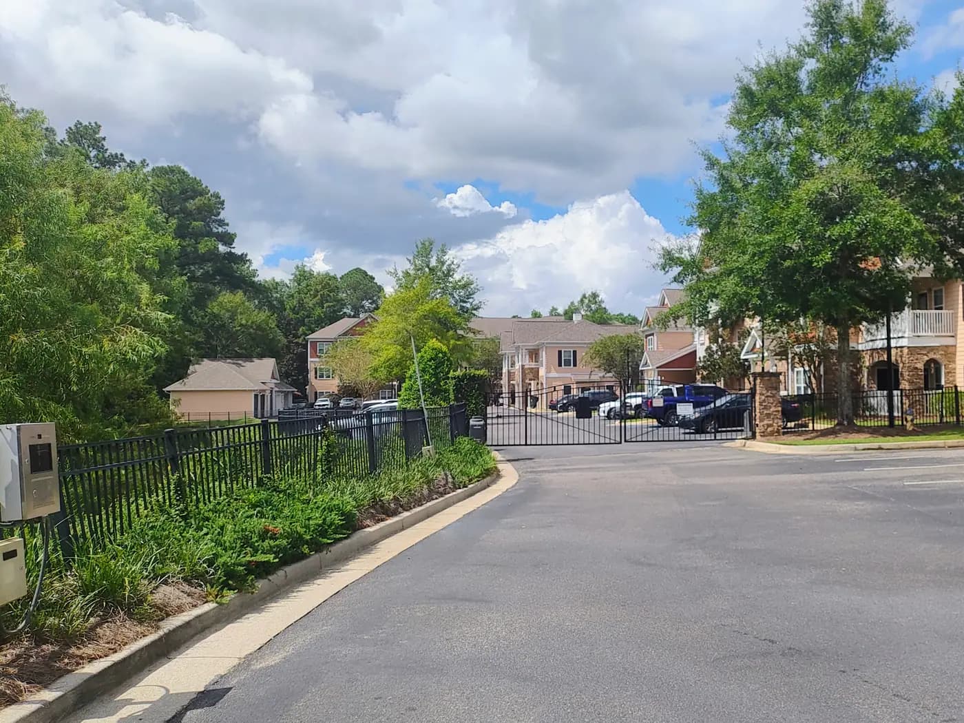 Gated entrance at Stone Ridge