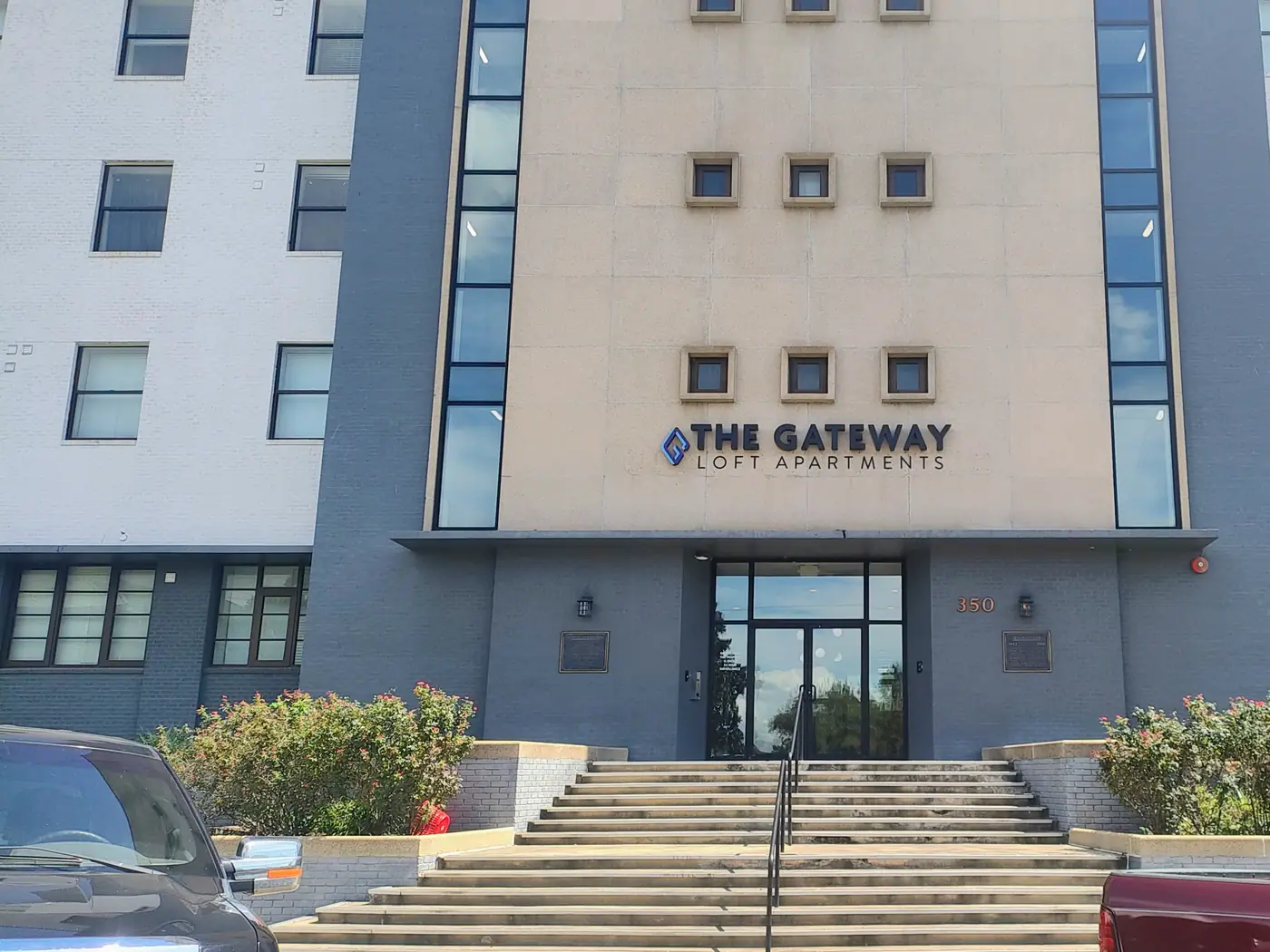 The Gateway Loft Apartments building in downtown Mobile