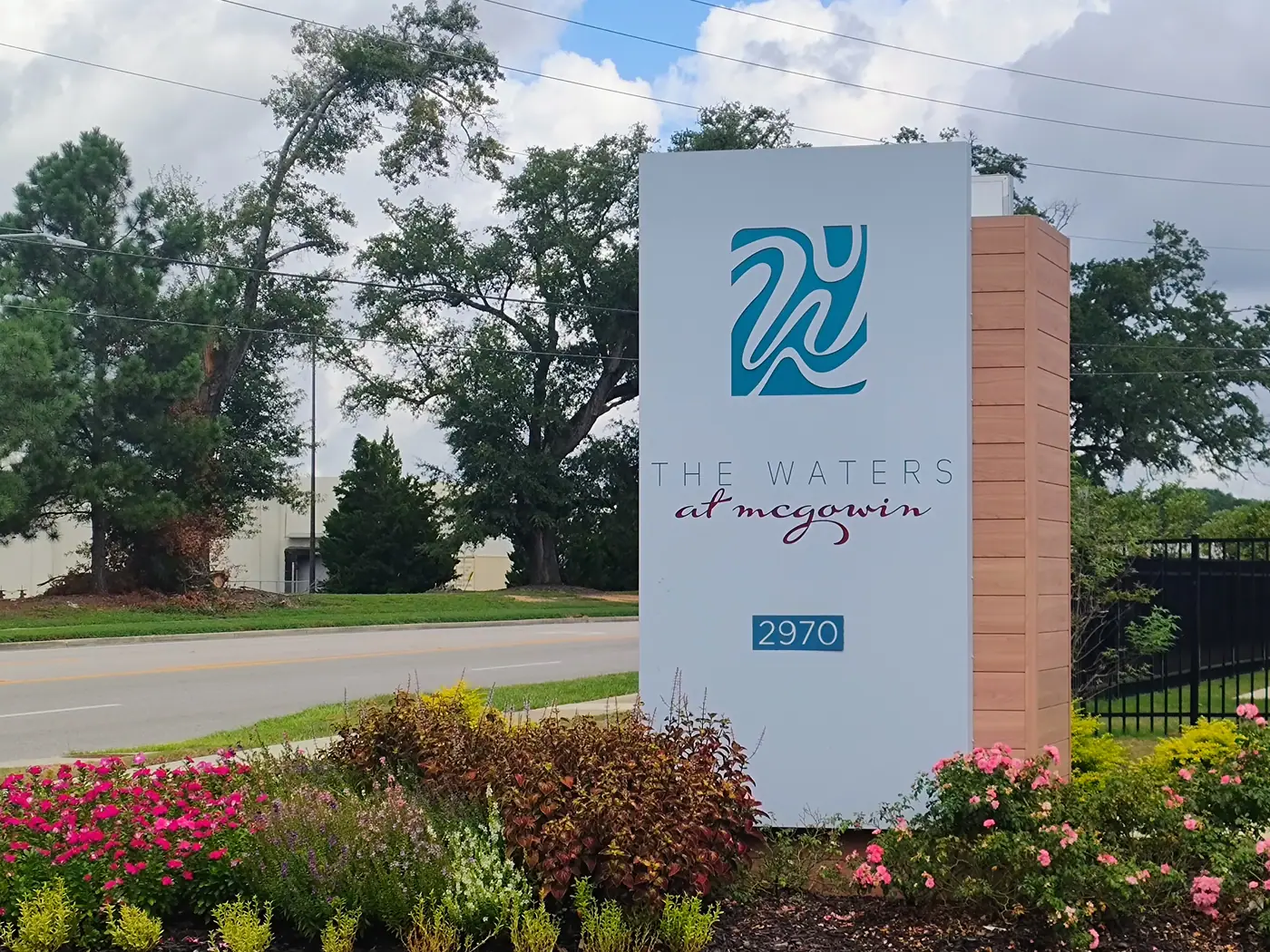The Waters at McGowin entrance sign at 2970 McVay Drive